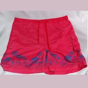 Mens Hawaiian Tropic Size Large Tiki Board Shorts